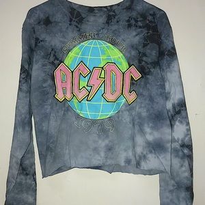 Gender neutral Medium AC/DC Summer Tour 1979 Top.